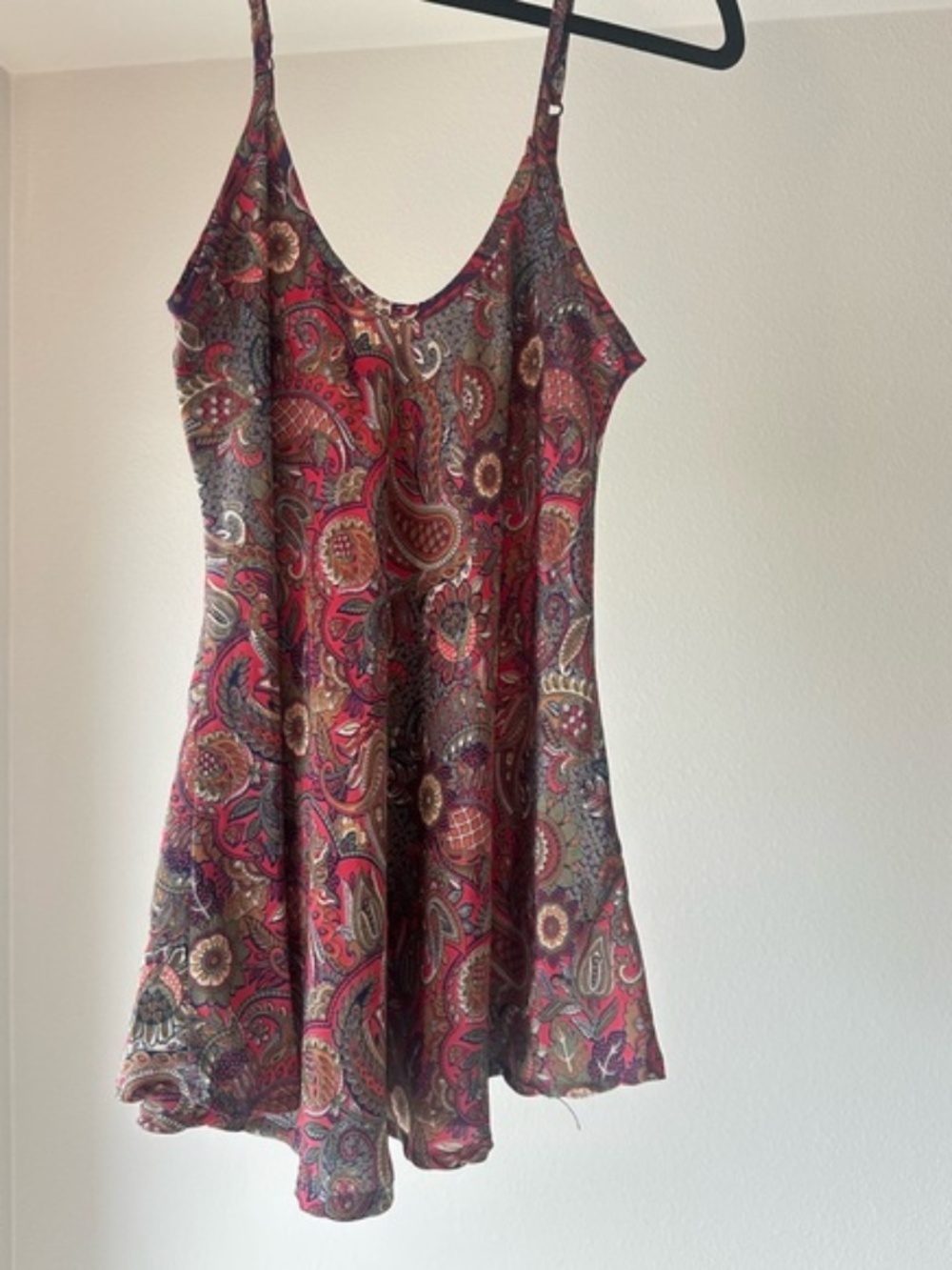 Karma Highway Paisley Print Spaghetti Strap Tank Top